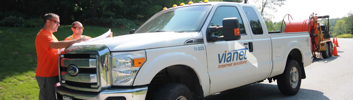 Vianet fibre truck