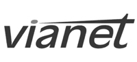 Vianet black-white logo